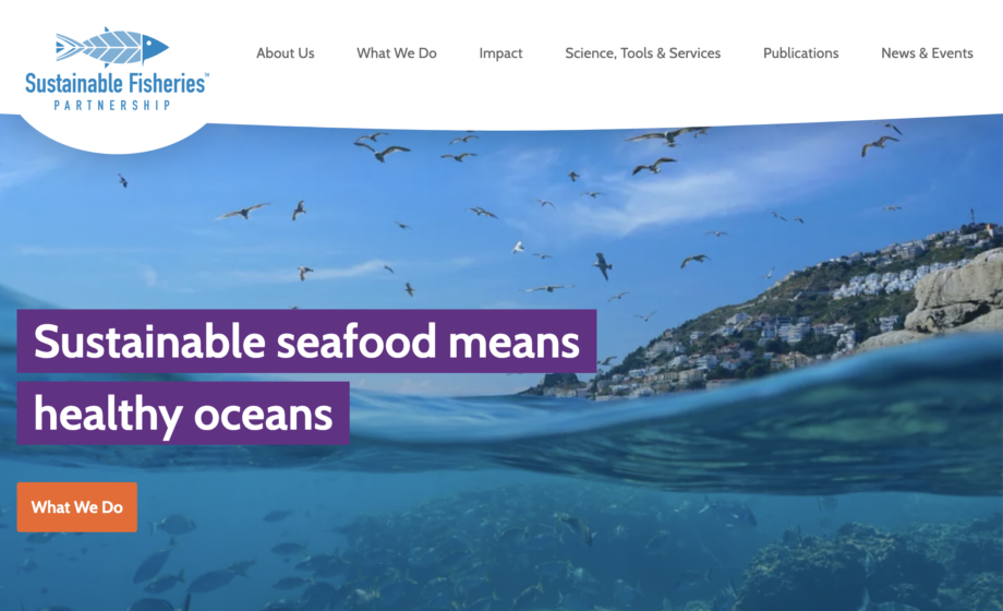 Sustainable seafood means healthy oceans